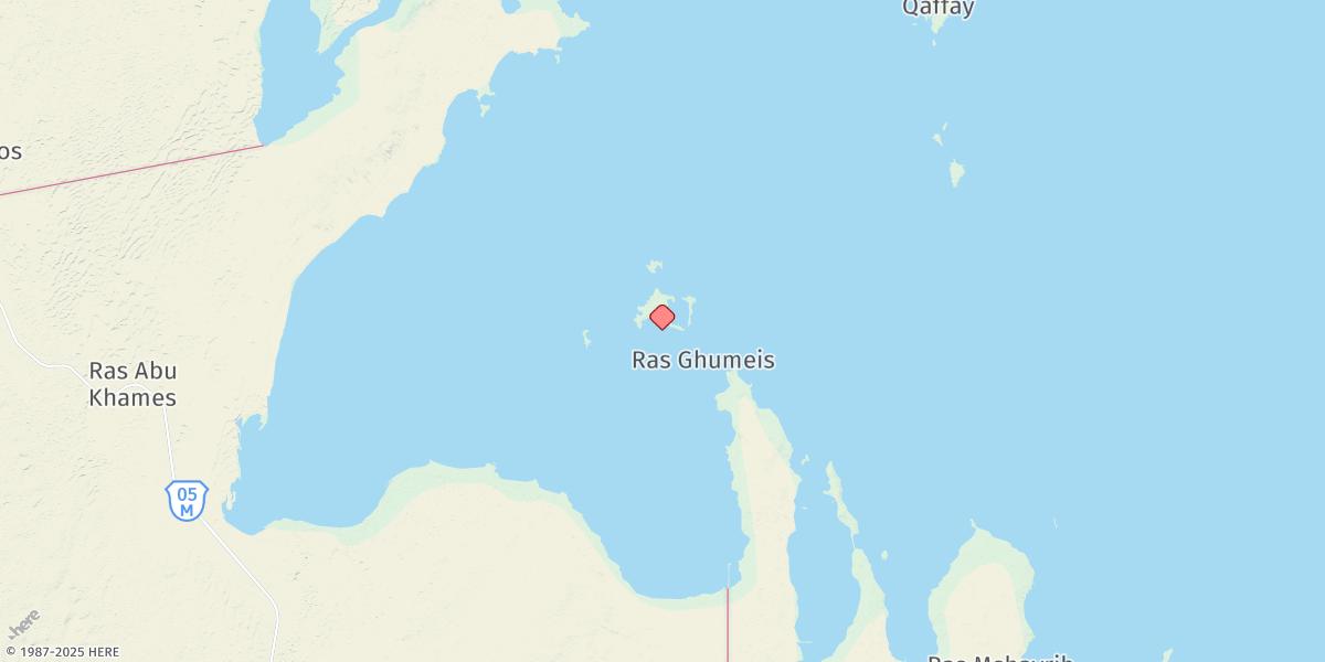 Map of Jazair Ghaghah