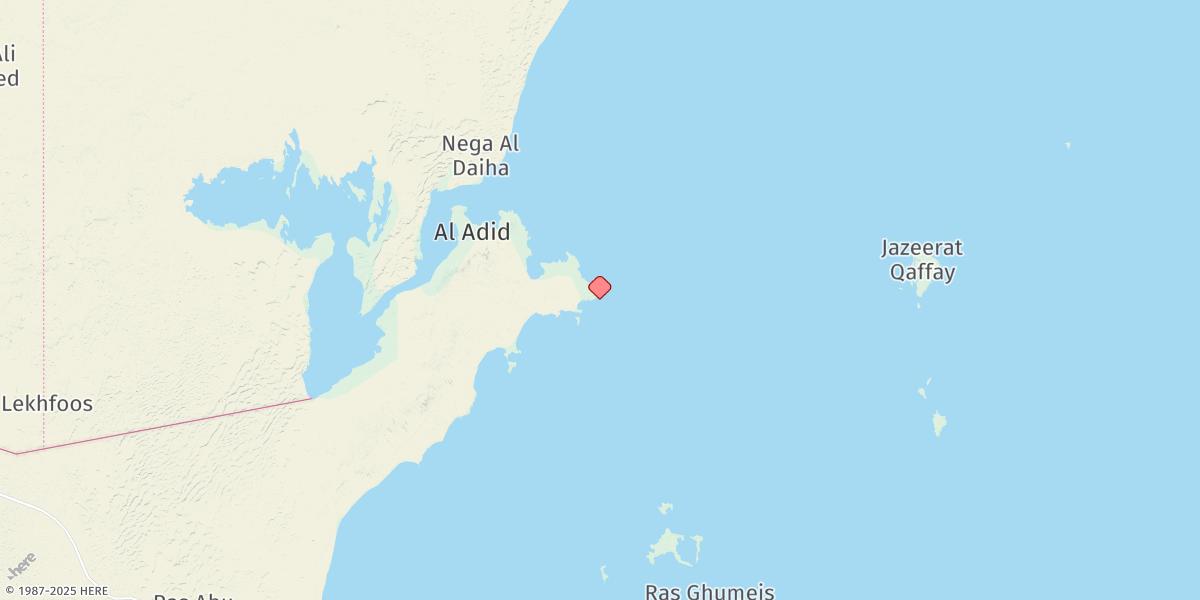 Map of Ras Abu Qumayyis