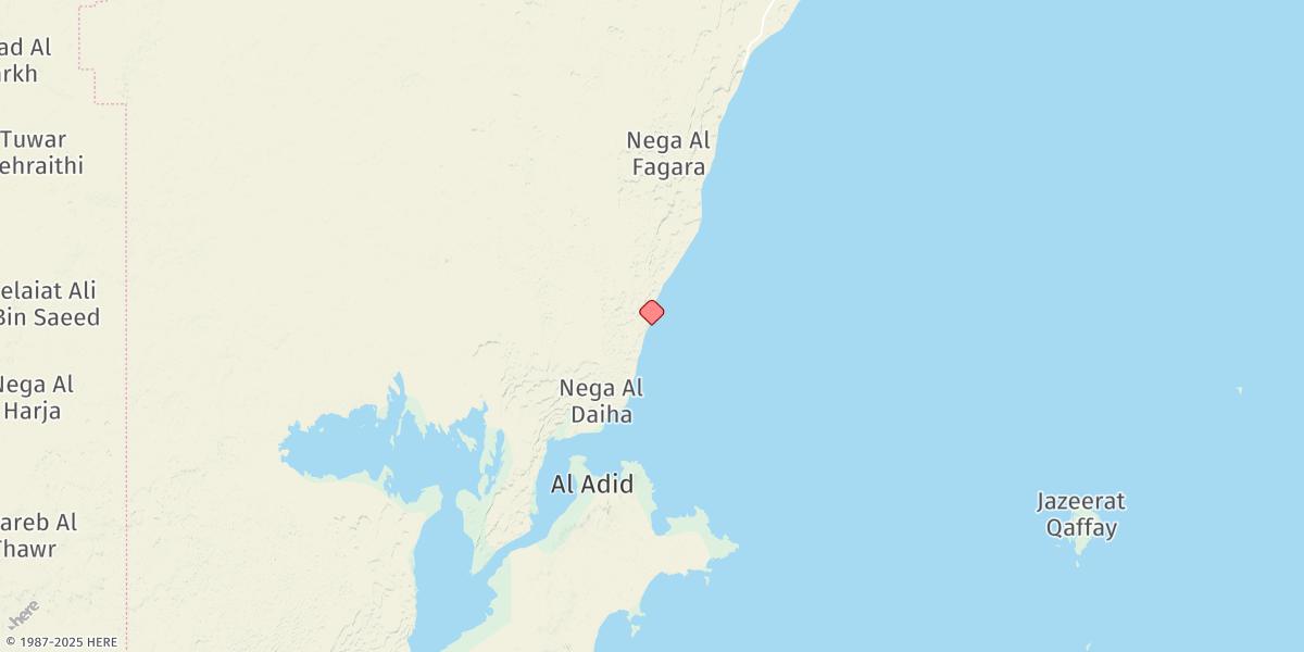 Map of Khawr Al Udayd