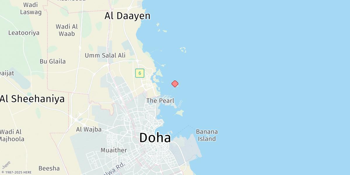 Map of Al Jazirah Al Aliyah