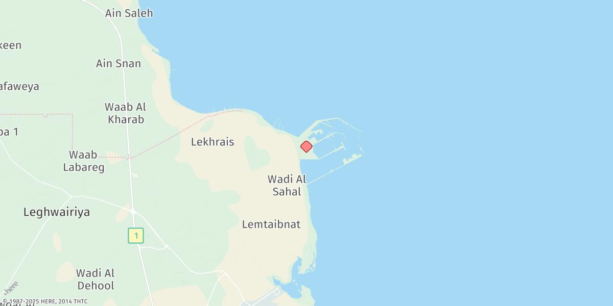 Map of Ras Laffan