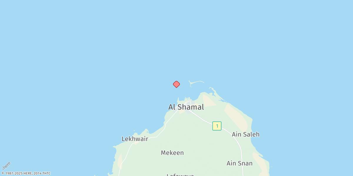 Map of Ar Ru'Ays