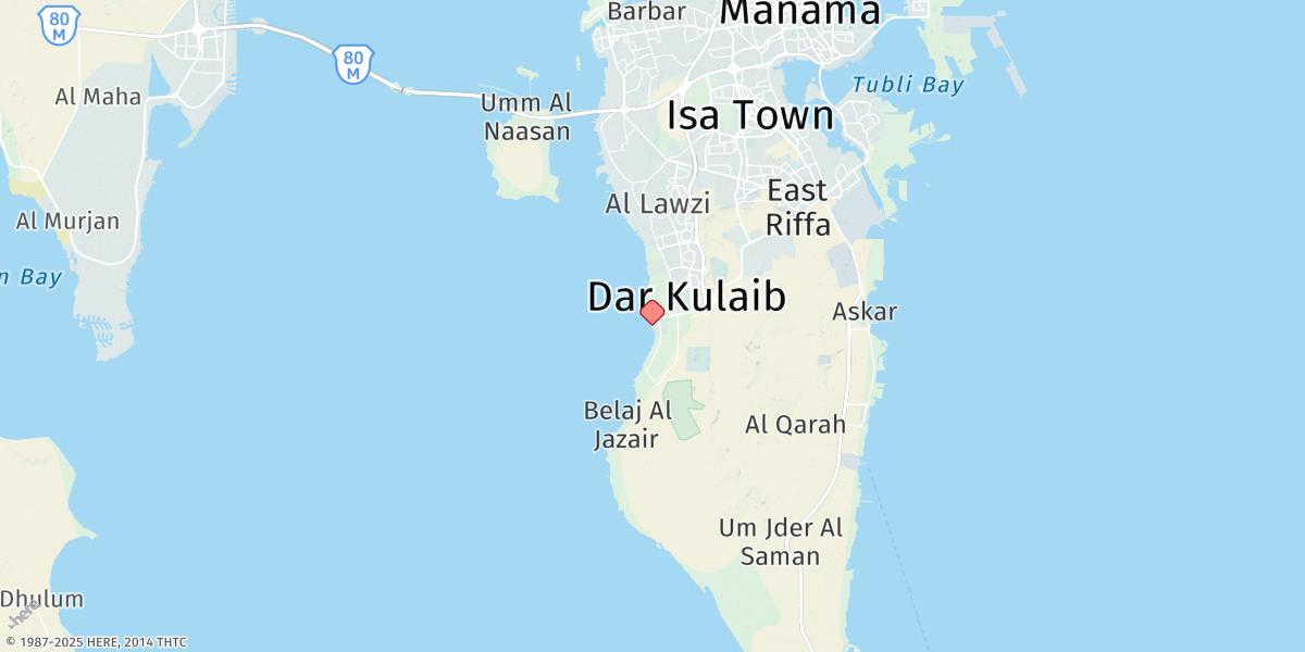 Map of Az Zallaq