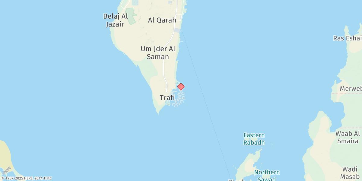 Map of Ras Al Jamal