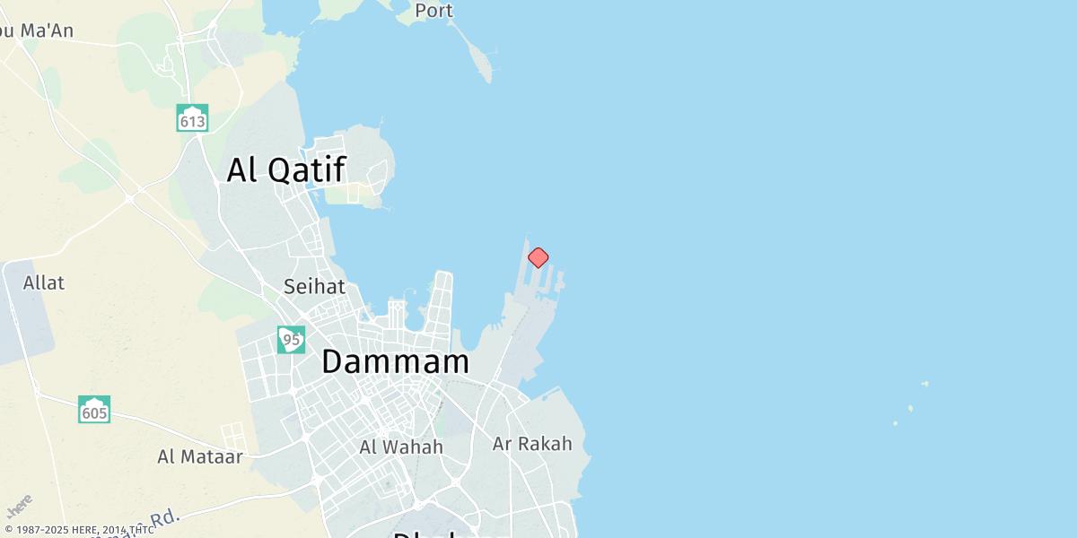 Map of Ad Dammam (K.a.a.p.)