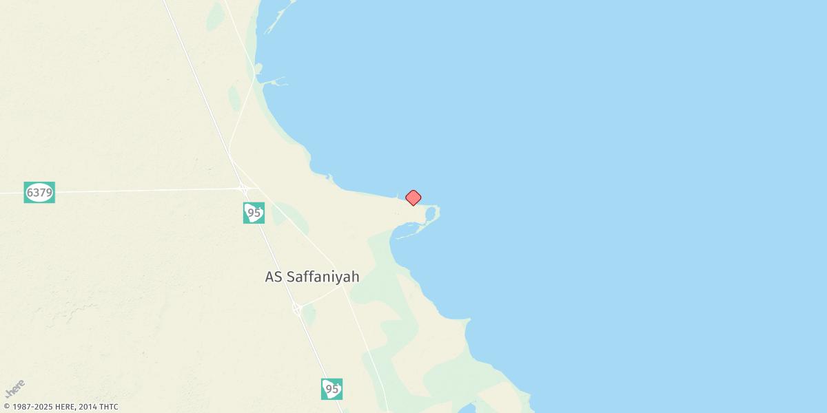 Map of Ras As Saffaniyah