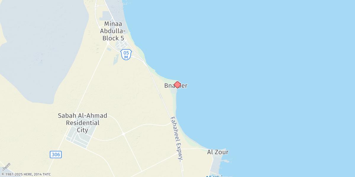 Map of Ras Al Qulay'Ah