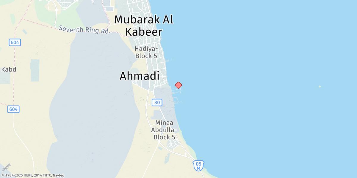 Map of Minaalahmadi