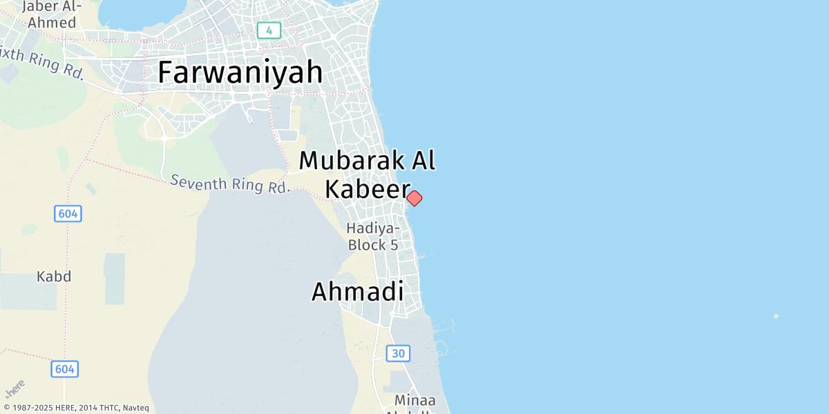 Map of Al Fintas