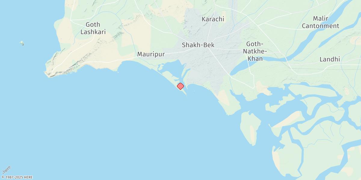 Map of Karachi (Entrance)