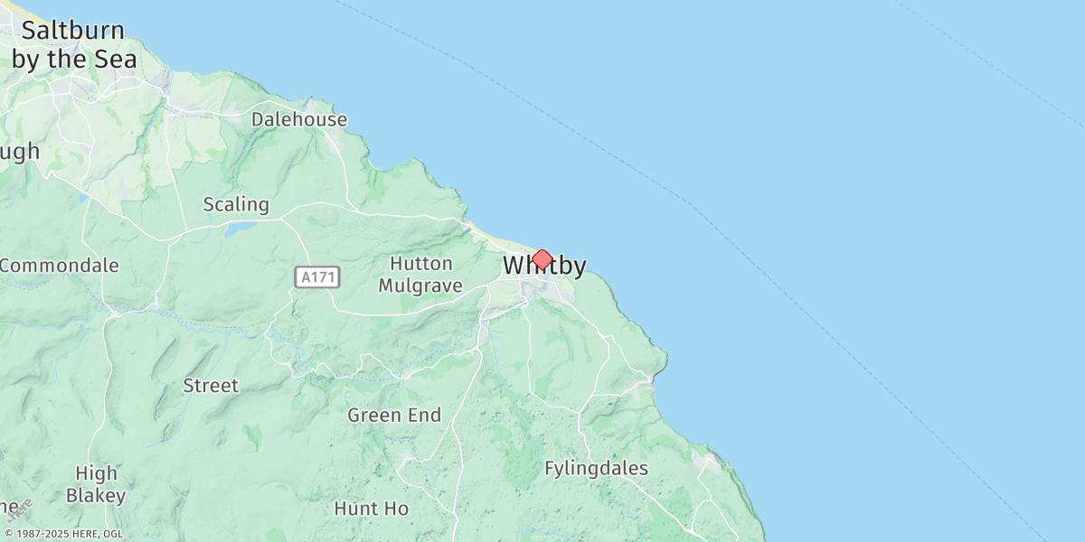 Map of Whitby