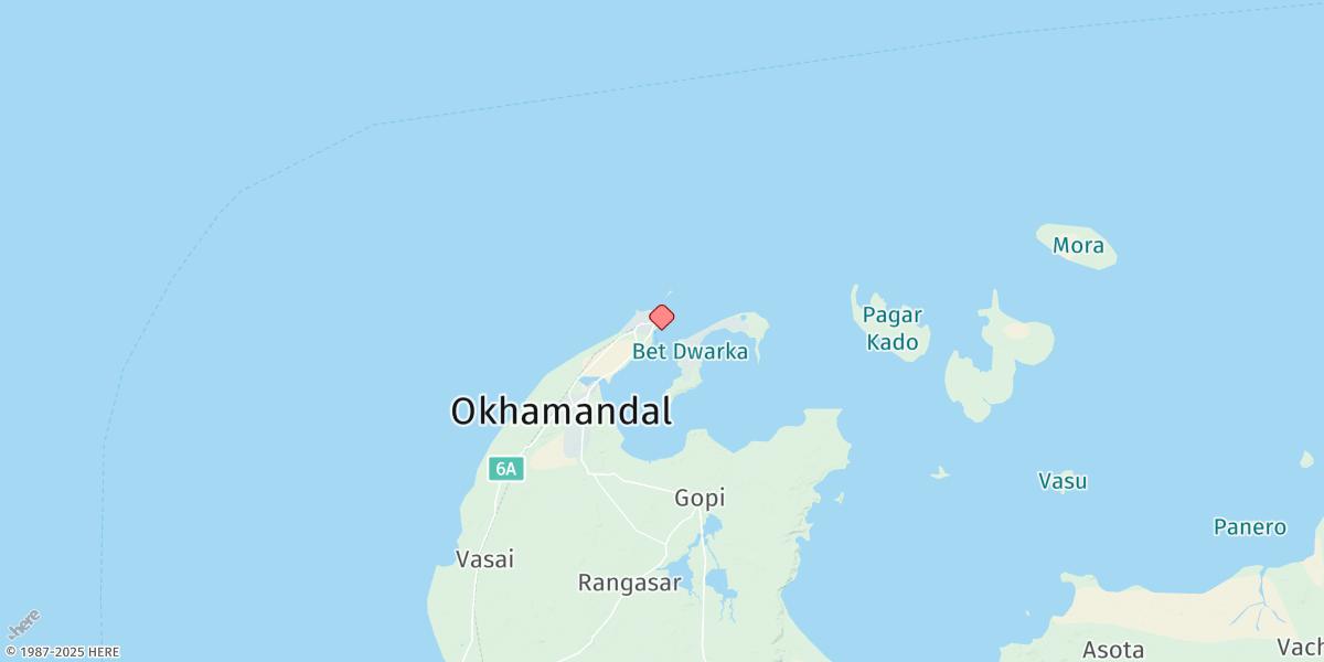 Map of Okha