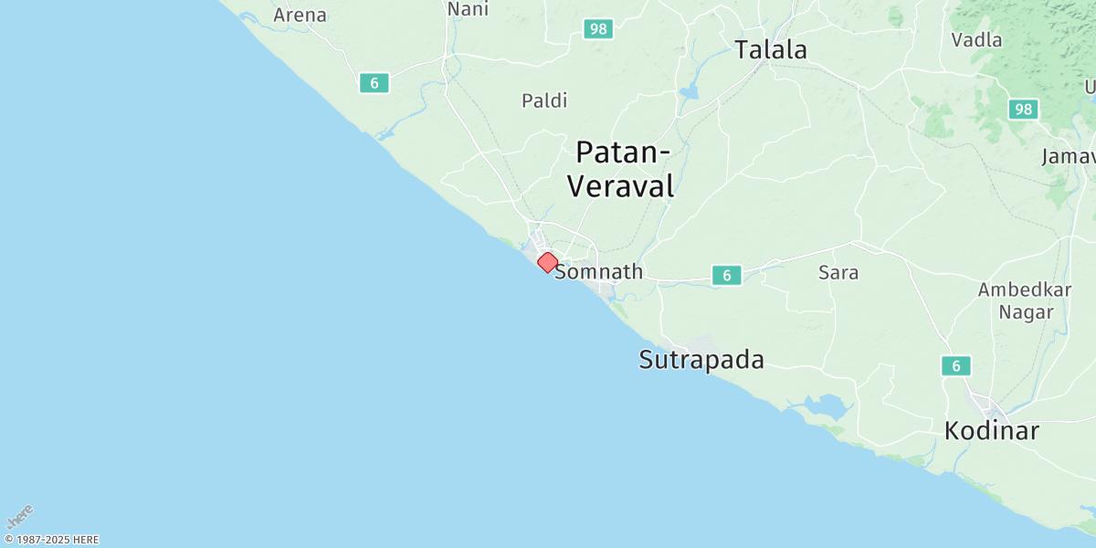 Map of Veraval