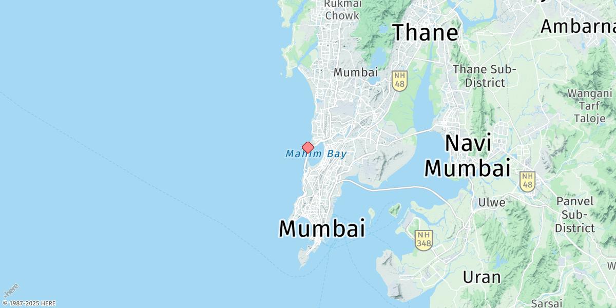 Map of Bandra