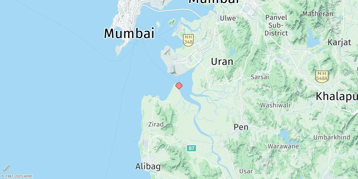 Map of Rewas Bandar