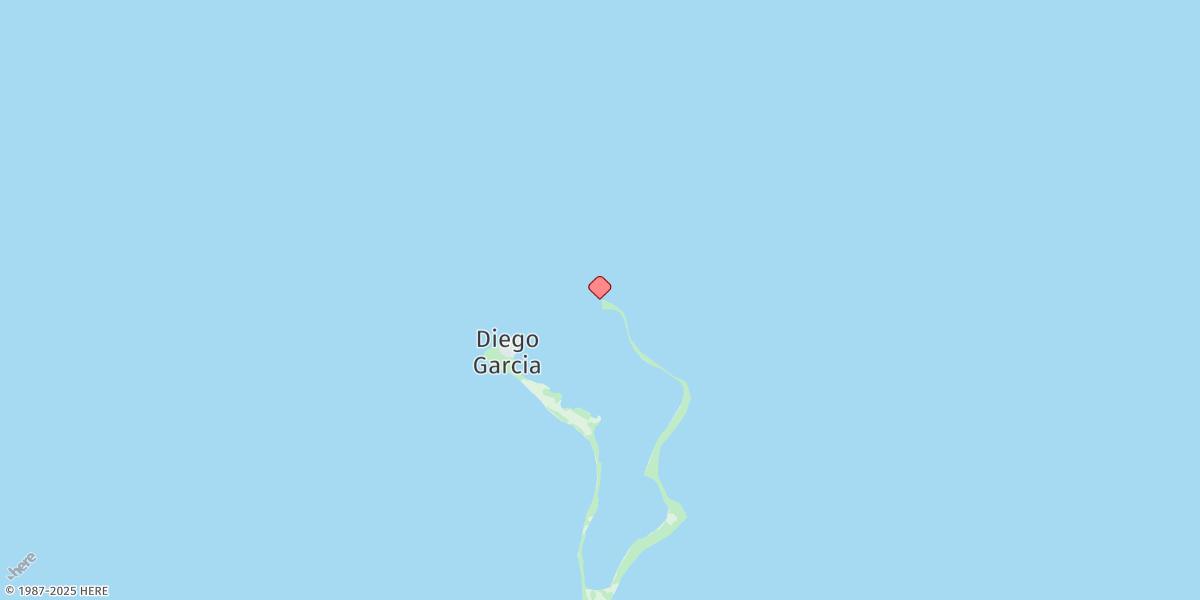 Map of Diego Garcia (Observatory Point)