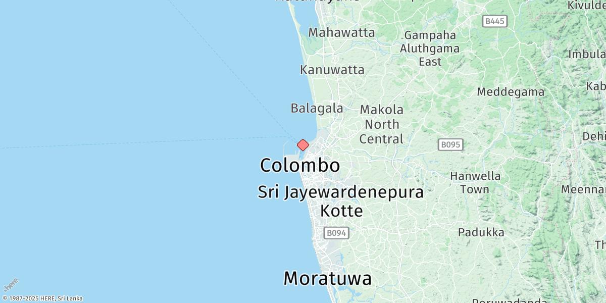 Map of Colombo