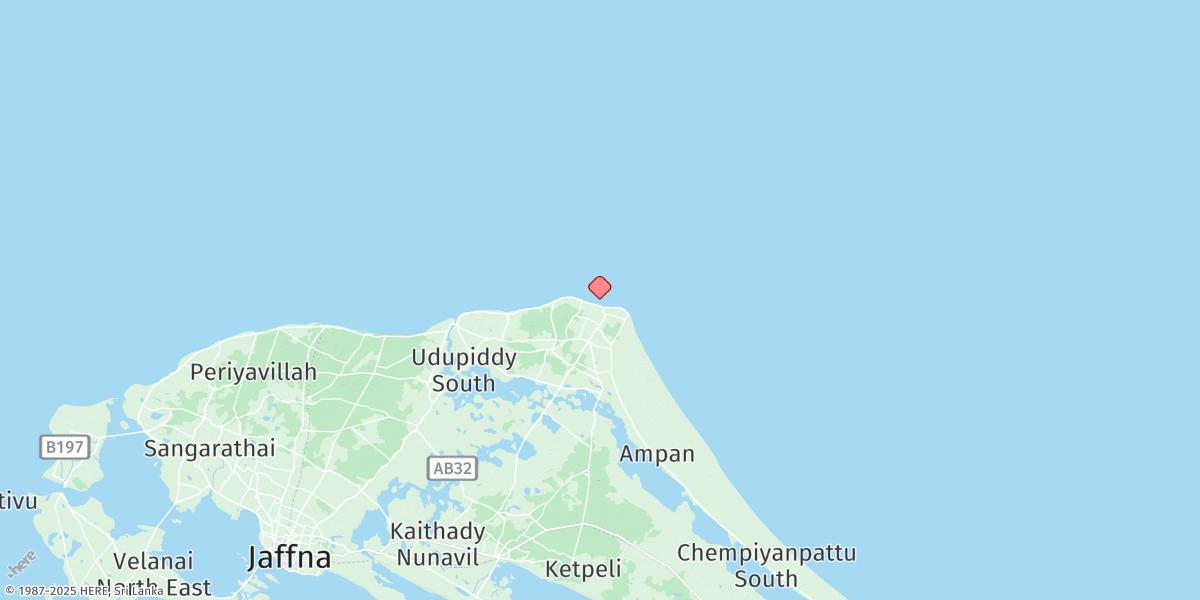 Map of Point Pedro