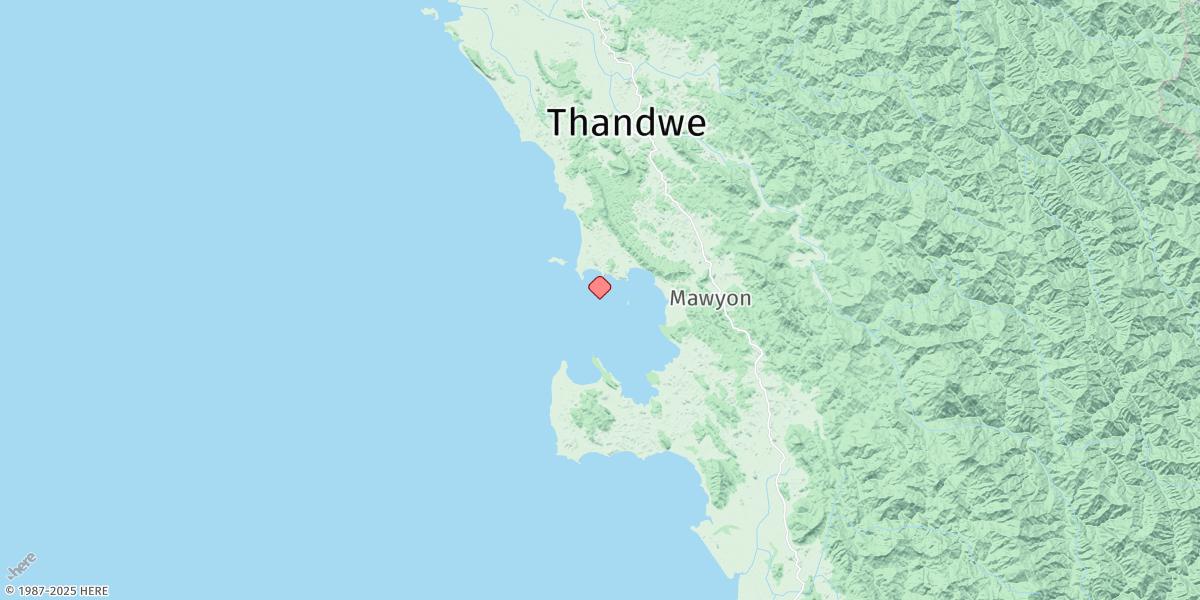 Map of Andrew Bay