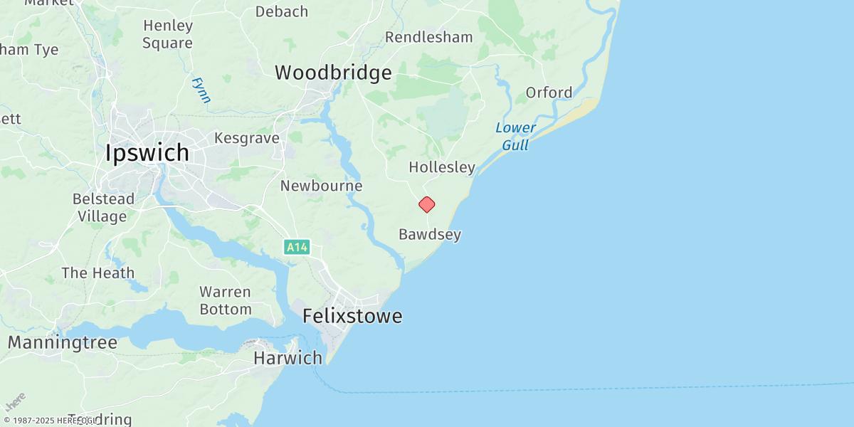 Map of Woodbridge Haven