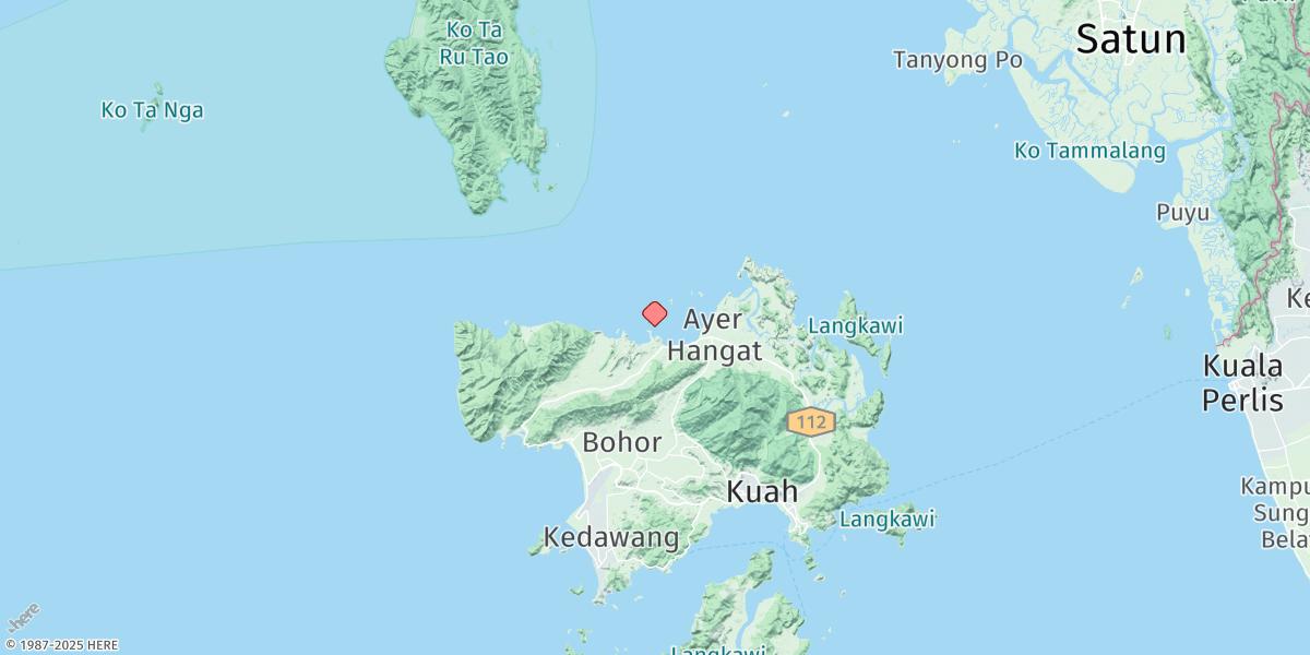 Map of Teluk Ewa