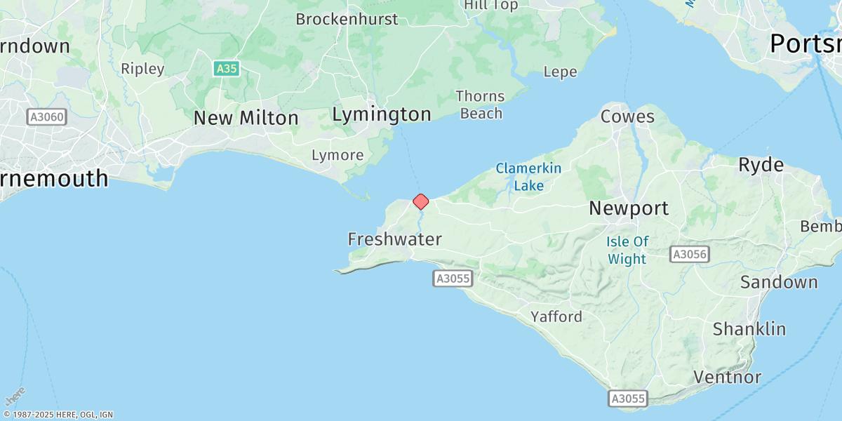 Map of Yarmouth