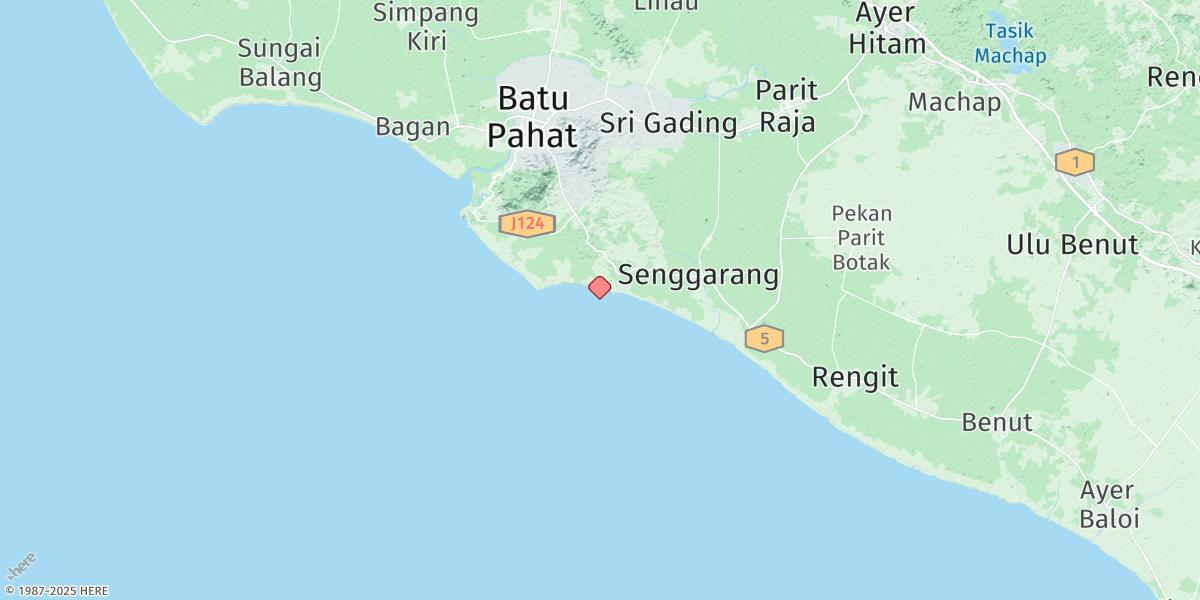 Map of Tanjung Laboh