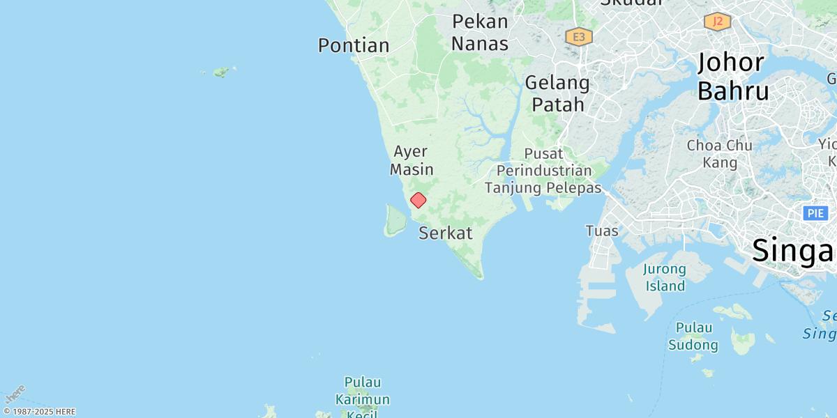 Map of Kukup