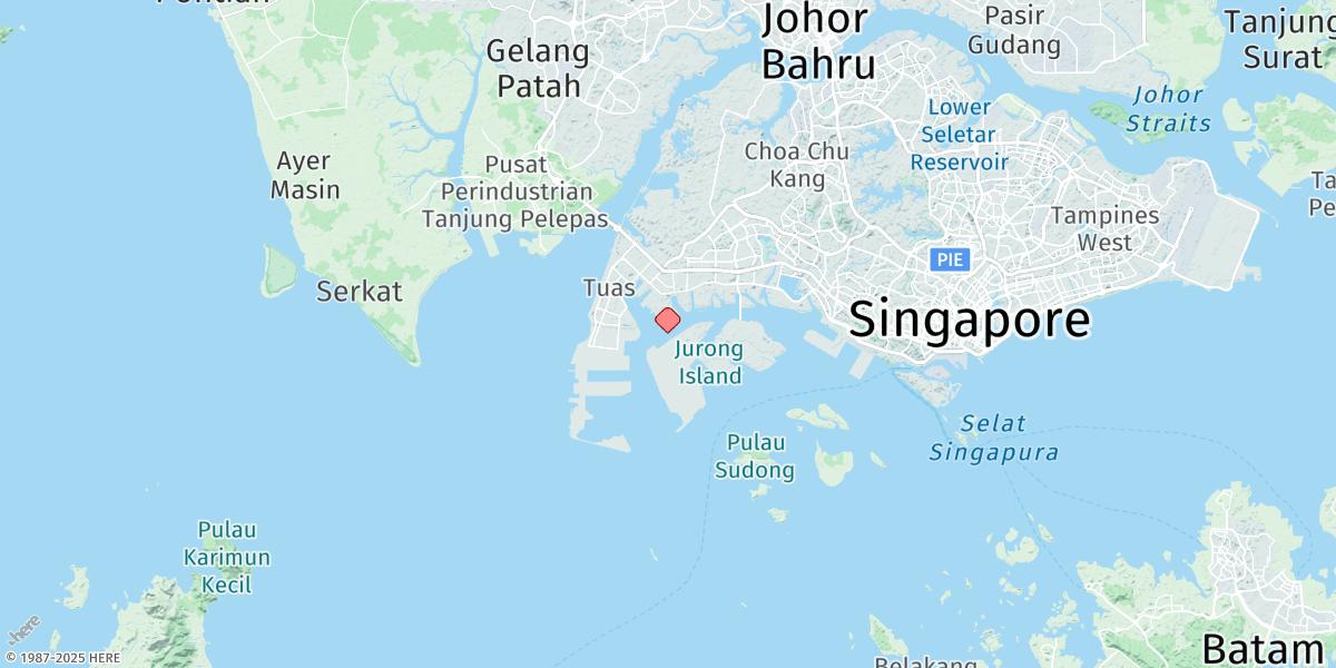 Map of Tuas