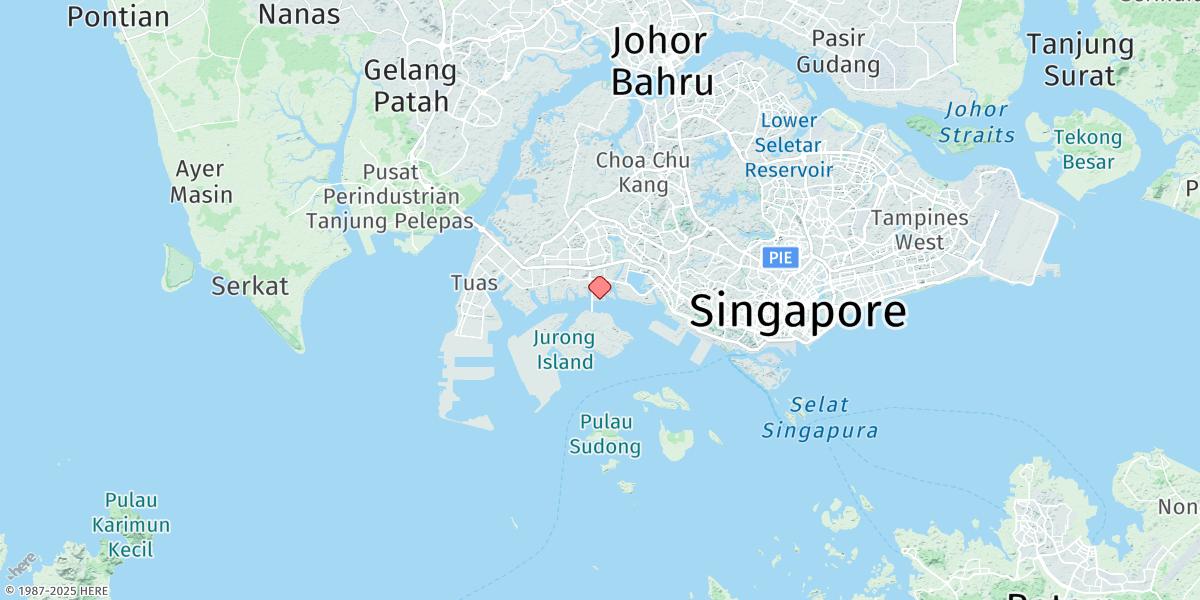 Map of Jurong Wharf