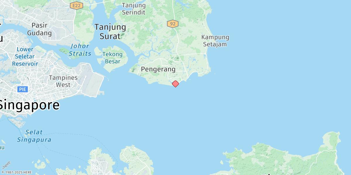 Map of Tanjung Ayam