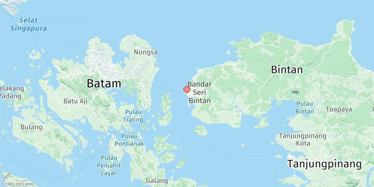 Map of Tanjunguban