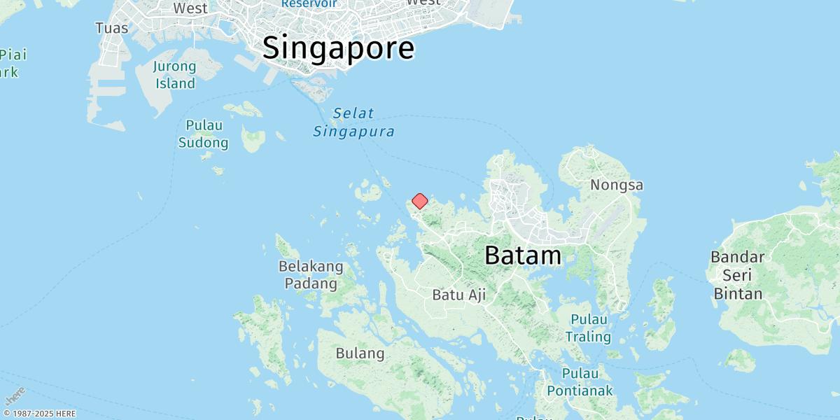 Map of Sekupang