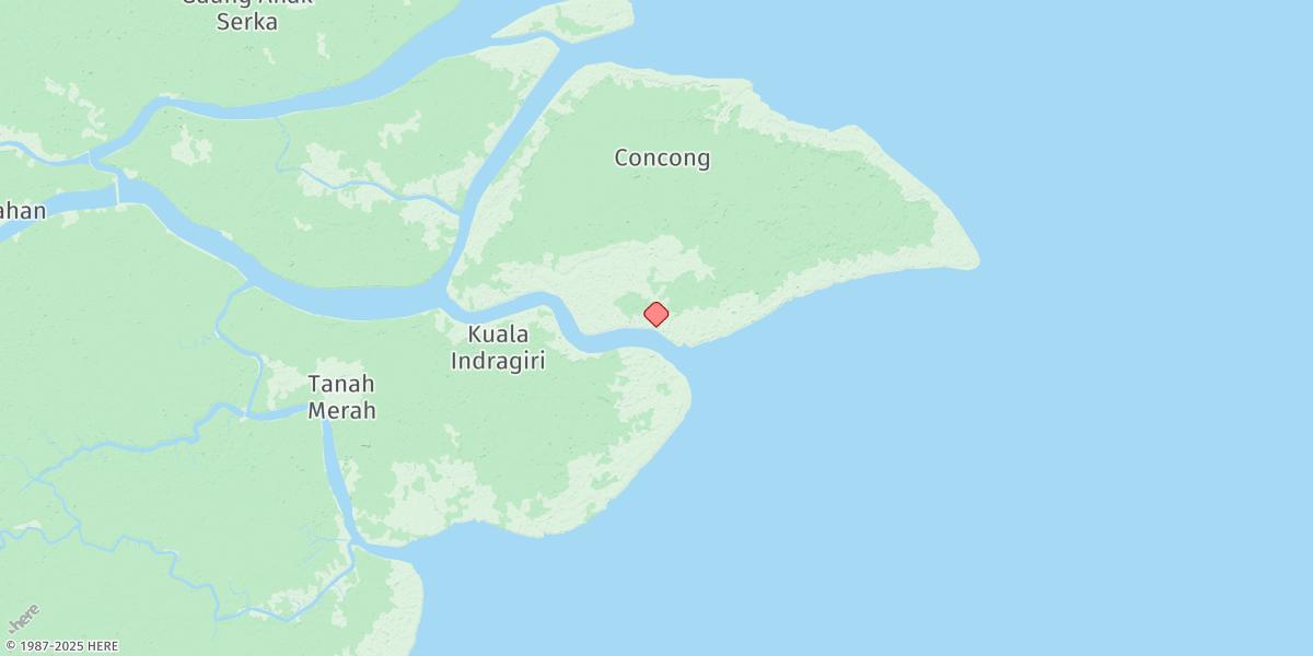 Map of Kuala Lajau