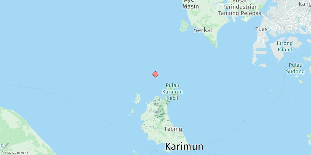 Map of Iyu Kecil (Brothers Light)