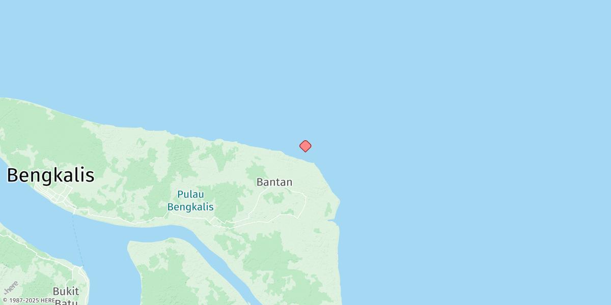 Map of Tanjung Parit