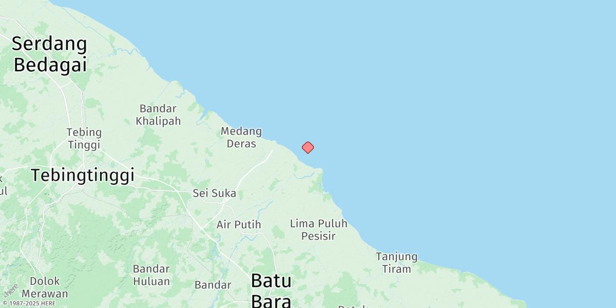 Map of Pelabuhan Kualatanjung