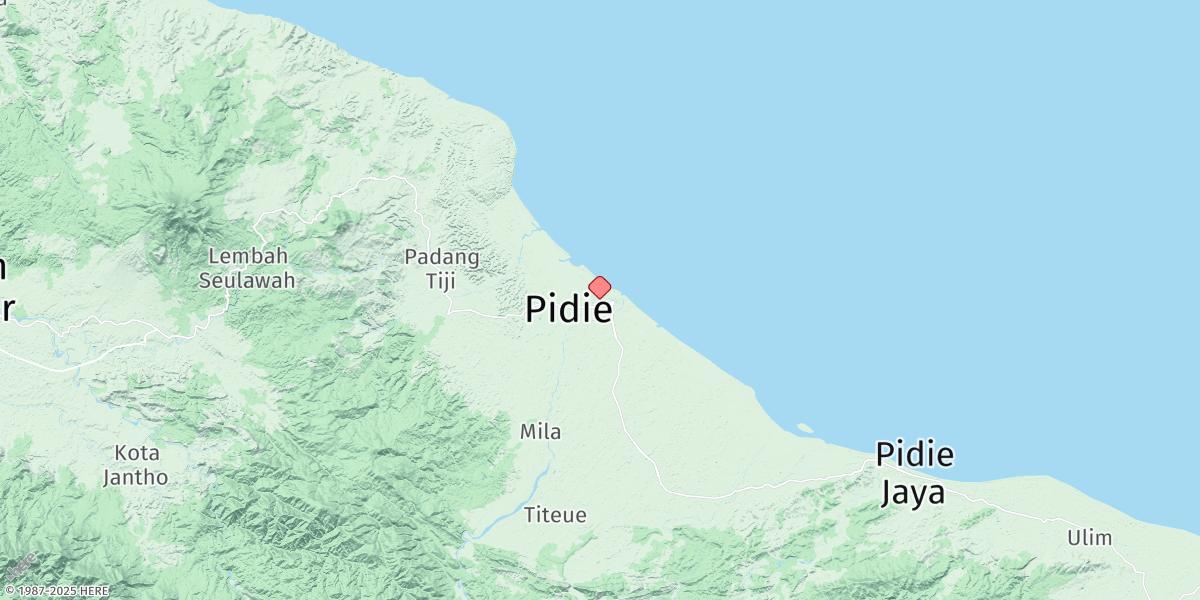 Map of Sigli