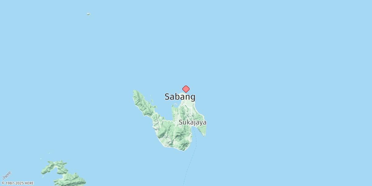 Map of Sabang
