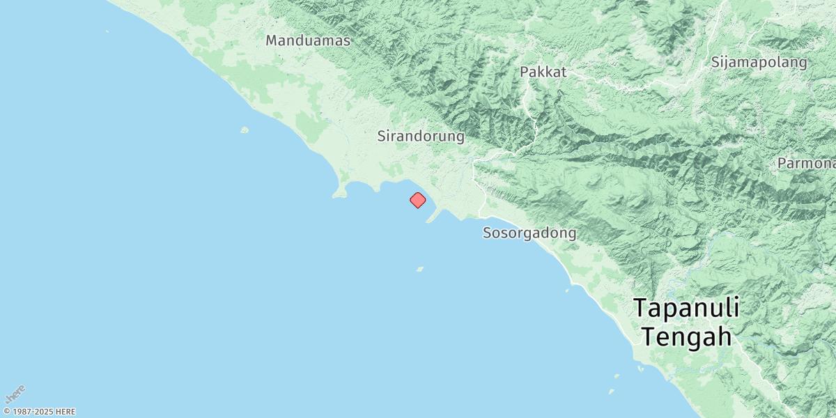 Map of Barus