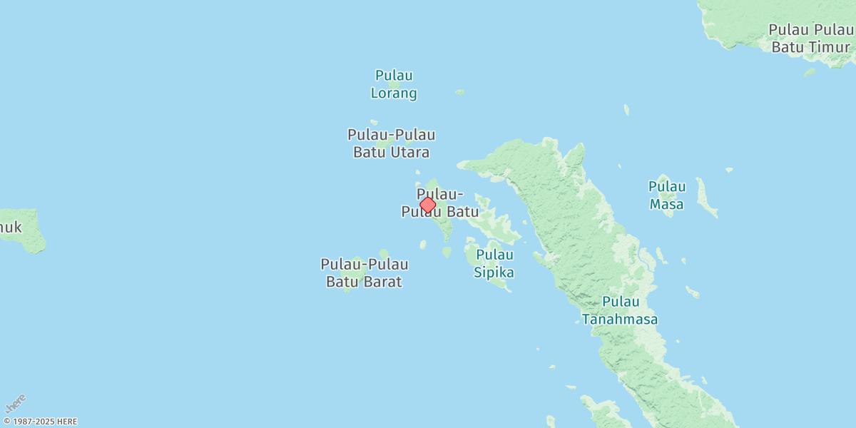 Map of Pulau Telo