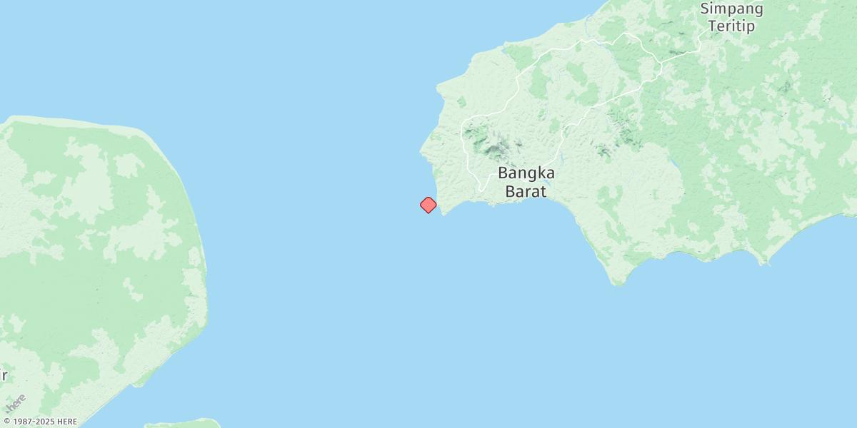 Map of Tanjung Kelian