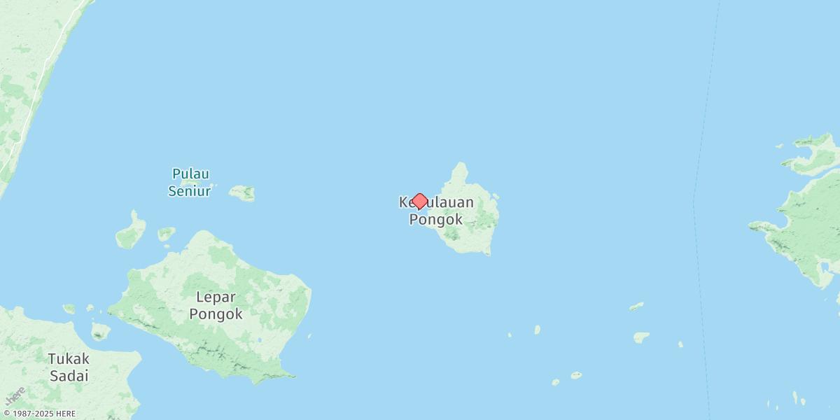 Map of Pulau Celaka