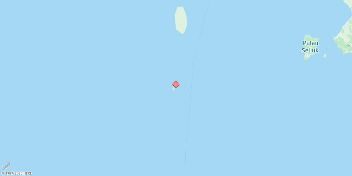 Map of Pulau Simedang