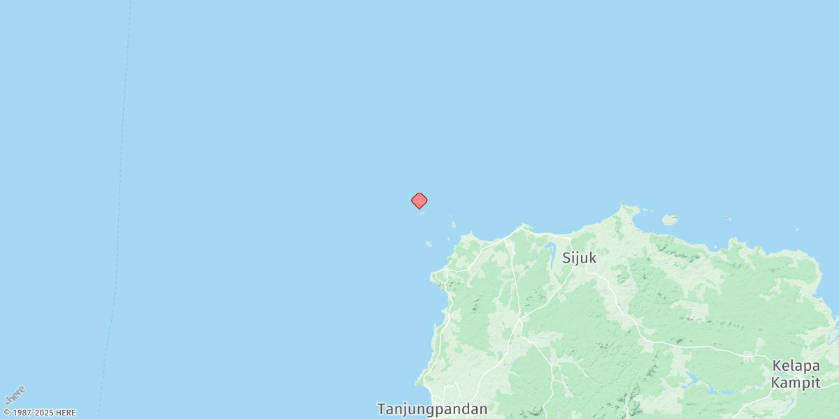 Map of Pulau Langkuas