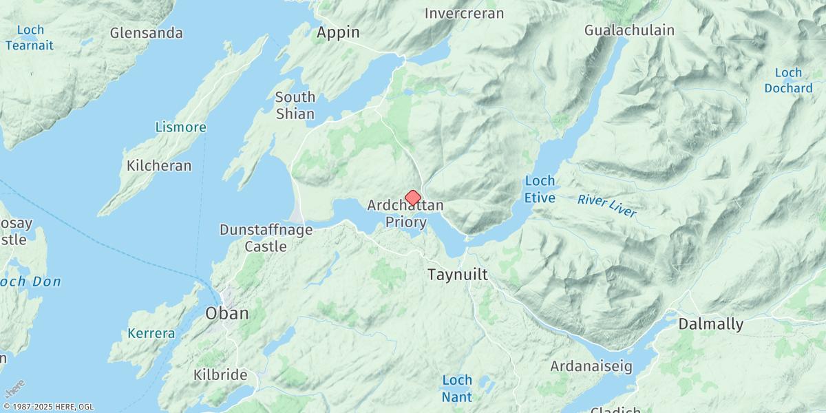 Map of Ardchattan Point