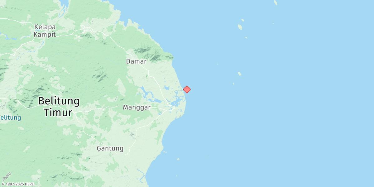 Map of Sungai Manggar