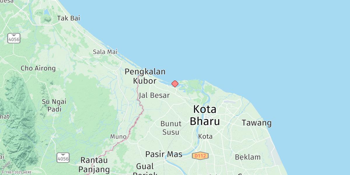 Map of Tumpat