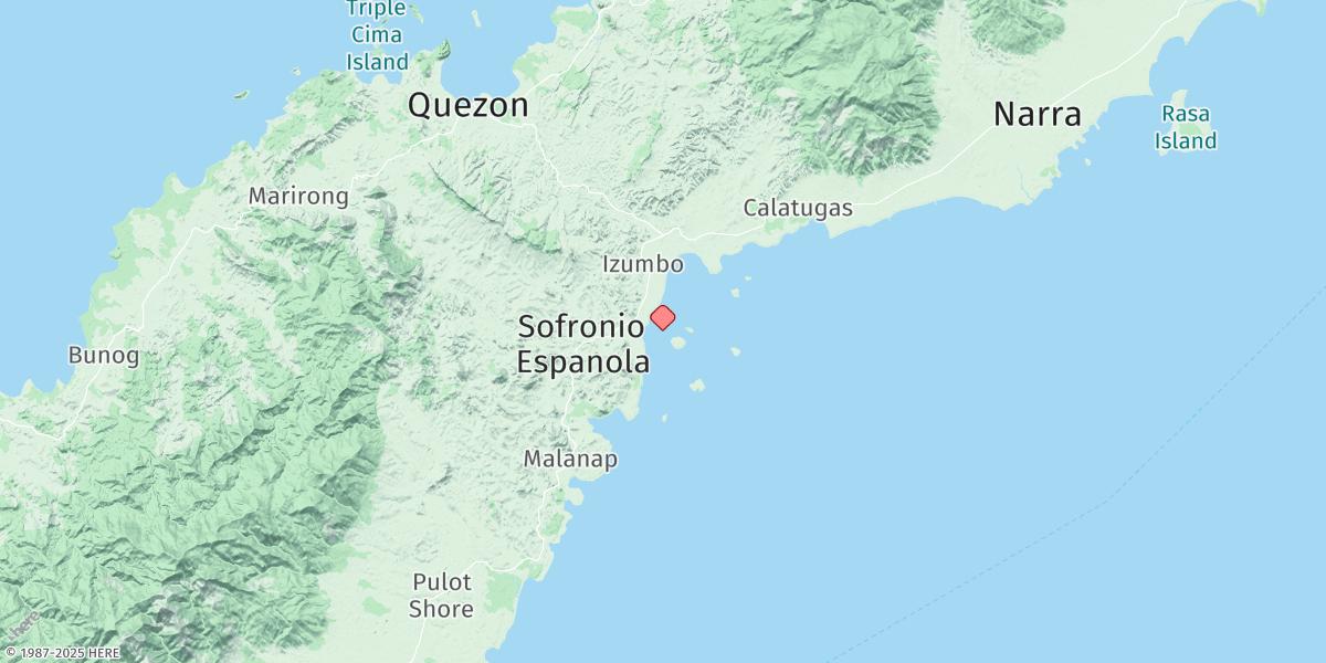 Map of Island Bay