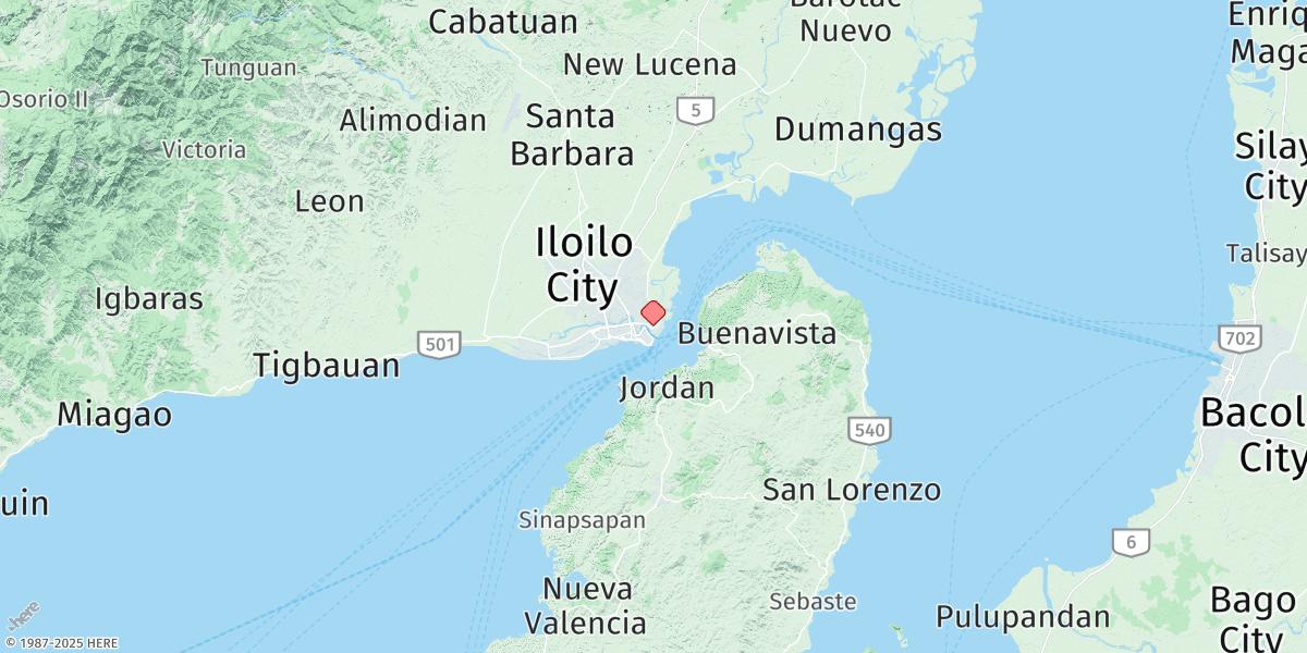 Map of Iloilo